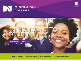 'minneapolis.edu' screenshot