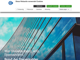 'steuerzahler.de' screenshot