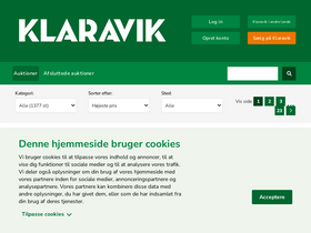 'klaravik.dk' screenshot