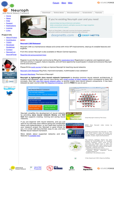 neuroph.sourceforge.net