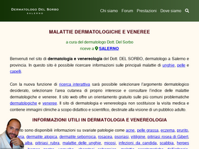 'ildermatologorisponde.it' screenshot
