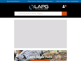 'lapolicegear.com' screenshot