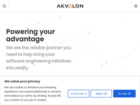 'akvelon.com' screenshot