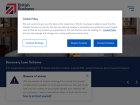 'british-business-bank.co.uk' screenshot