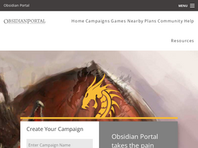 'welcometothefreedomverse.obsidianportal.com' screenshot