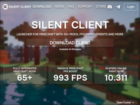 'silentclient.net' screenshot