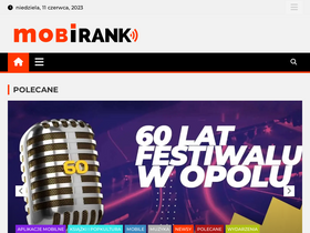 'mobirank.pl' screenshot