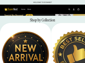 ecomnest.in homepage screenshot