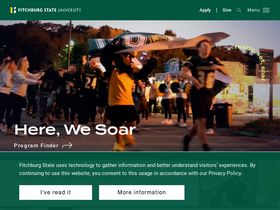 'fitchburgstate.edu' screenshot