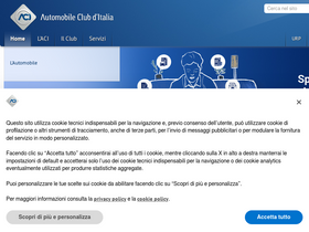 'aci.it' screenshot