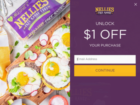 'nelliesfreerange.com' screenshot