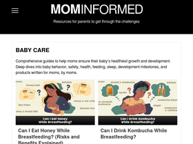 'mominformed.com' screenshot