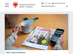 'verkehr.provinz.bz.it' screenshot