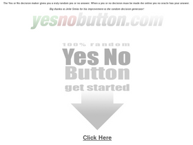 'yesnobutton.com' screenshot