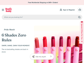 beautybuddy.co homepage screenshot