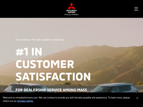 'mitsubishicars.com' screenshot