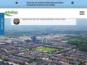 'halton.ca' screenshot