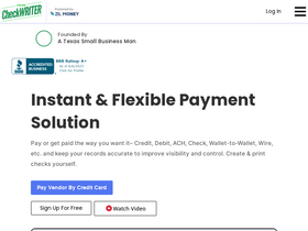 'onlinecheckwriter.com' screenshot