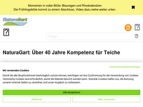 'naturagart.de' screenshot