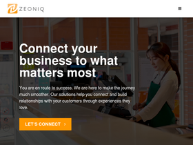 'zeoniq.com' screenshot