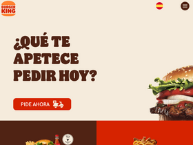 'burgerking.es' screenshot