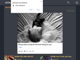'aztruyen.com' screenshot