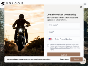 'volcon.com' screenshot
