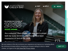 'uwgb.edu' screenshot