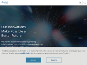 'appliedmaterials.com' screenshot