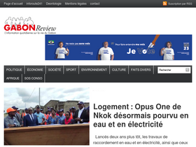 'gabonreview.com' screenshot