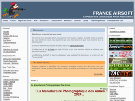 'france-airsoft.fr' screenshot