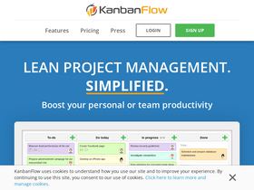 'kanbanflow.com' screenshot