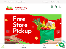 khoraksupermarket.com homepage screenshot