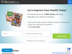 'drjockers.com' screenshot