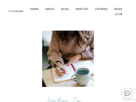 'savannahgilbo.com' screenshot