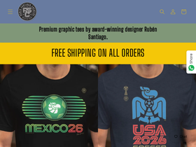 rubensantiagocreative.com homepage screenshot