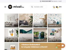 'mivali.hu' screenshot