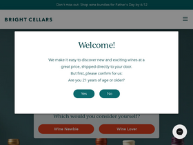 'brightcellars.com' screenshot