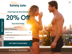 Tommy john store annual sales