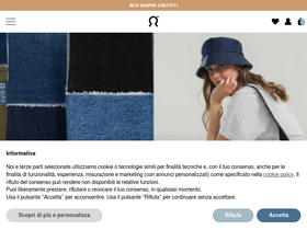 Rifò Circular fashion made in Italy homepage screenshot