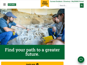 'enmu.edu' screenshot