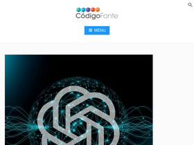 'codigofonte.com.br' screenshot