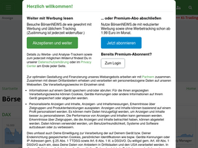 'boersennews.de' screenshot