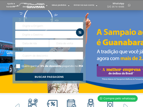 'viacaosampaio.com.br' screenshot