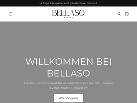 Bellaso homepage screenshot