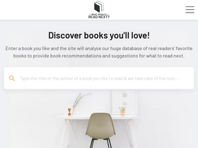 'whatshouldireadnext.com' screenshot