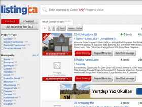 'listing.ca' screenshot