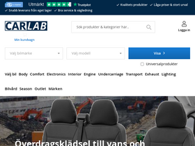 carlab.se homepage screenshot