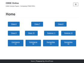 'cbse.online' screenshot