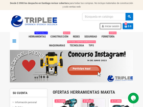 'triplee.cl' screenshot